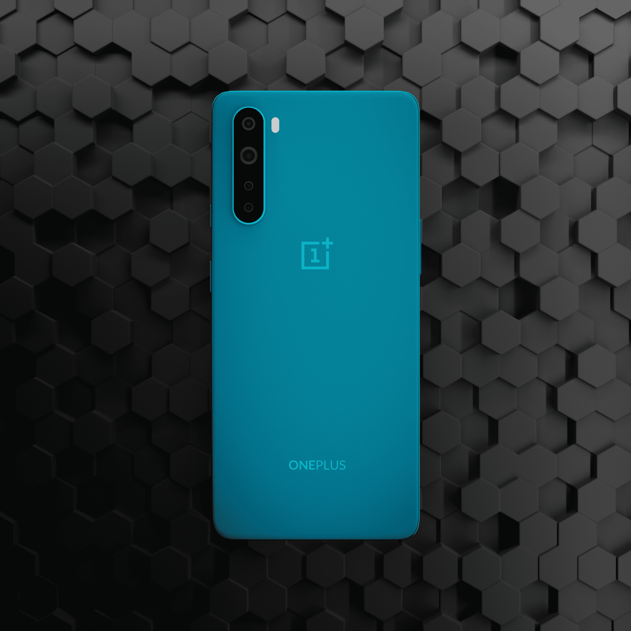 OnePlus Nord 3d design on abstract background with a top view