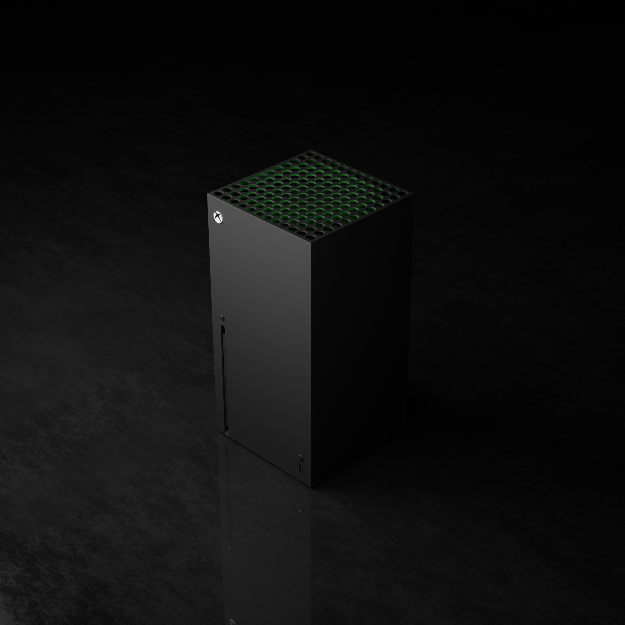 Xbox 3d-design viewed from an isometric view